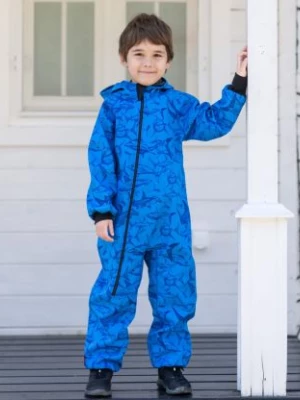 Waterproof Softshell Overall Comfy Sharks Blue Jumpsuit iELM