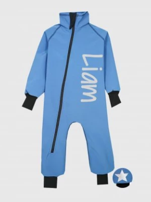 Waterproof Softshell Overall Comfy Sky Blue Bodysuit iELM