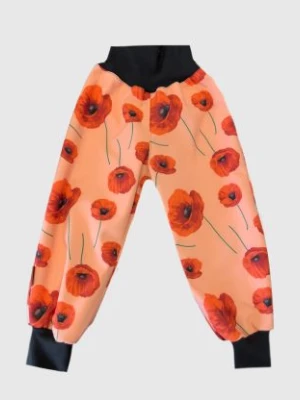 Waterproof Softshell Pants Orange Poppy iELM