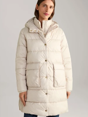 Watowany, pikowany płaszcz w kolorze złamanej bieli Joop