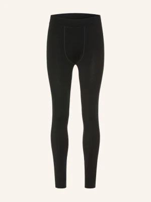 We Norwegians Getry Funkcyjne Long Johns Z Wełny Merino schwarz CZARNY