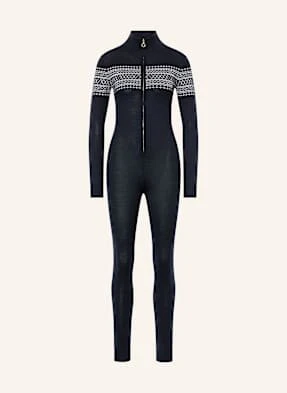 We Norwegians Kombinezon Z Dzianiny Signature Z Wełny Merino blau