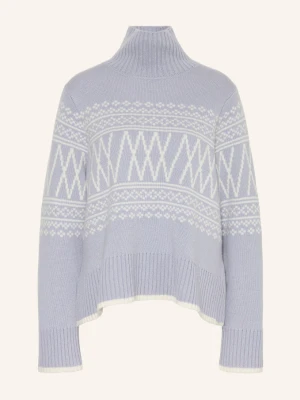 We Norwegians Sweter Setesdal blau