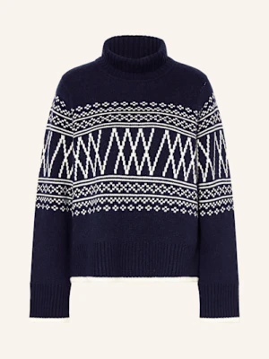 We Norwegians Sweter Setesdal schwarz