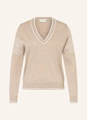 We Norwegians Sweter Signature Z Wełny Merino beige