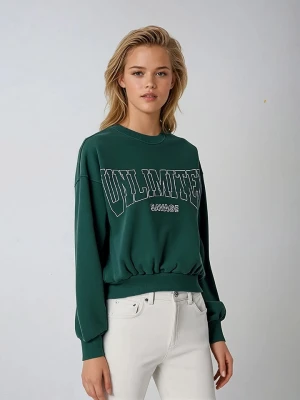 Weekday Bluza w kolorze zielonym rozmiar: M