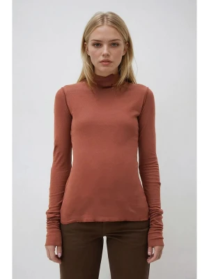 Weekday Koszulka w kolorze jasnobrązowym rozmiar: XS