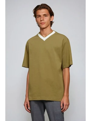 Weekday Koszulka w kolorze khaki rozmiar: L