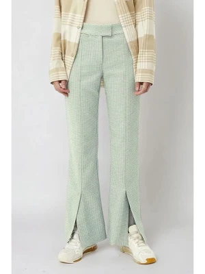 Weekday Spodnie w kolorze zielonym rozmiar: 36