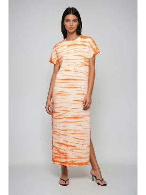 Weekday Sukienka w kolorze kremowo-pomarańczowym rozmiar: XS
