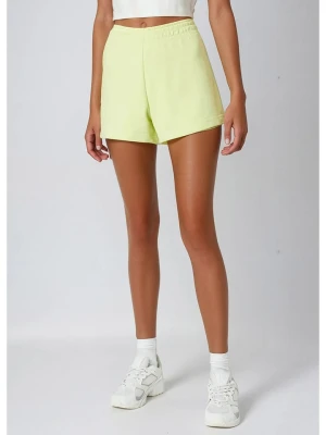 Weekday Szorty dresowe w kolorze żółtym rozmiar: M