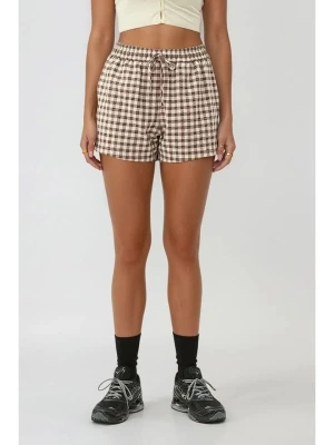 Weekday Szorty w kolorze brązowo-beżowym rozmiar: XL