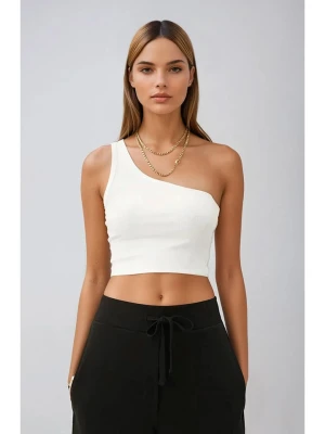 Weekday Top w kolorze białym rozmiar: M
