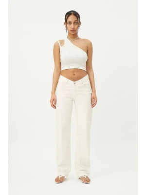 Weekday Top w kolorze białym rozmiar: XS