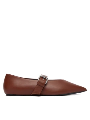 Weekend Max Mara Baleriny 2615521054650 Brązowy