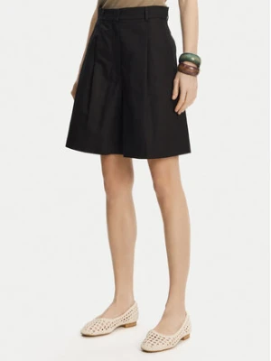 Weekend Max Mara Bermudy Ecuba 2515141032 Czarny Regular Fit