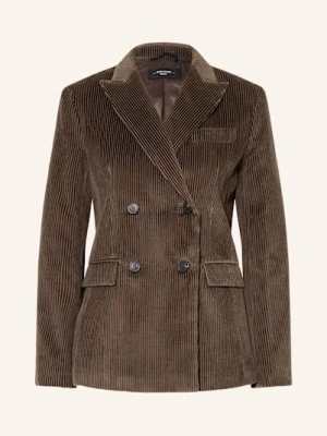 Weekend Max Mara Blezer Katanga Ze Sztruksu braun