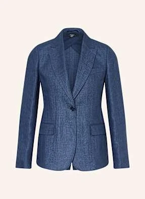 Weekend Max Mara Blezer Z Lnu Nalut blau