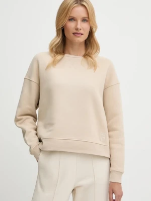 Weekend Max Mara bluza GERBA damska kolor beżowy gładka 2525926011600