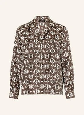 Weekend Max Mara Bluzka Jedwabna Oncia braun