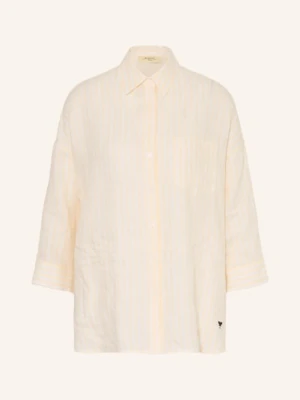 Weekend Max Mara Bluzka Koszulowa Panetto Z Lnu Z Rękawami 3/4 gelb