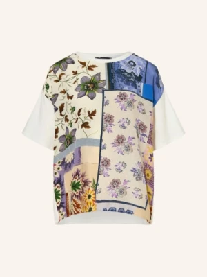 Weekend Max Mara Bluzka Pampas Z Mieszanki Materiałów weiss