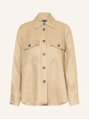Weekend Max Mara Bluzka Pomposa Z Lnu beige