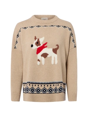 Weekend Max Mara bluzka z czystej wełny Kobiety Wełna merino beżowy