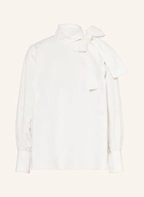 Weekend Max Mara Bluzka Z Wiązaniem Pod Szyją Burgos weiss