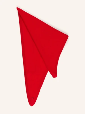 Weekend Max Mara Chusta Trójkątna Bosso Z Kaszmiru rot CZERWONY