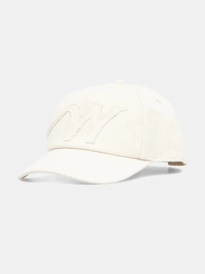 Weekend Max Mara czapka RUGIADA kolor beżowy z aplikacją 2525576054600
