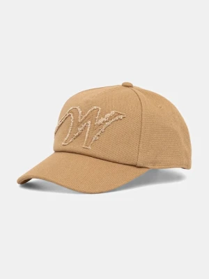 Weekend Max Mara czapka RUGIADA kolor beżowy z aplikacją 2525576054600