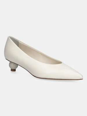 Weekend Max Mara czółenka skórzane Wkabacini