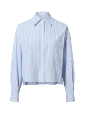 Weekend Max Mara Damska bluzka koszulowa - WKDEden Kobiety Bawełna biały|niebieski,