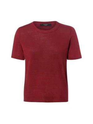 Weekend Max Mara Damska koszula z dzianiny lnianej Kobiety len czerwony,