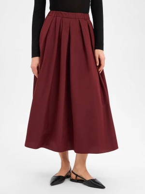 Weekend Max Mara Damska spódnica plisowana Kobiety Sztuczne włókno czerwony,