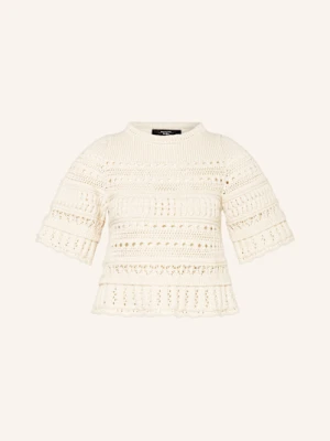 Weekend Max Mara Dzianinowa Koszulka Asburg weiss