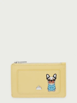 Weekend Max Mara etui na klucze damskie skórzane WKABRIOSE żółty