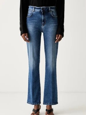 Weekend Max Mara jeansy bootcut damskie WKDRAPALLO niebieski