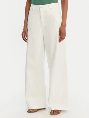 Weekend Max Mara Jeansy Medina 2615131051 Biały Wide Leg