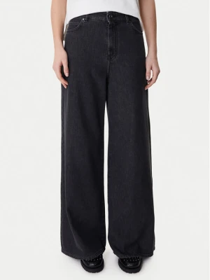 Weekend Max Mara Jeansy Vega 2615181041 Czarny Wide Leg