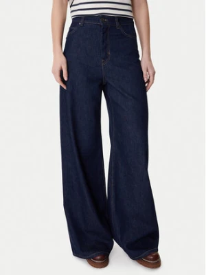 Weekend Max Mara Jeansy Vega 2615181041 Granatowy Wide Leg