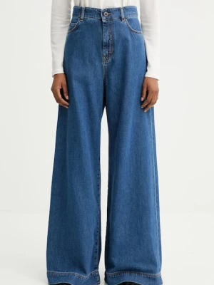 Weekend Max Mara jeansy VEGA damskie kolor niebieski 2525186061600
