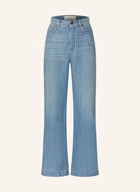 Weekend Max Mara Jeansy Wide Leg Volpino blau