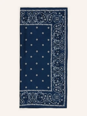 Weekend Max Mara Jedwabna Chusta Elodia blau