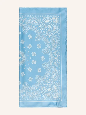 Weekend Max Mara Jedwabna Chusta Siam blau