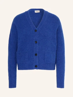 Weekend Max Mara Kardigan Gettata Z Alpaki blau NIEBIESKI