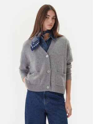 Weekend Max Mara Kardigan Ombra 2525346012 Szary Relaxed Fit