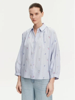 Weekend Max Mara Koszula Gilly 2515111132 Błękitny Relaxed Fit