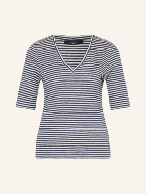 Weekend Max Mara Koszulka Opzione Z Lnu blau